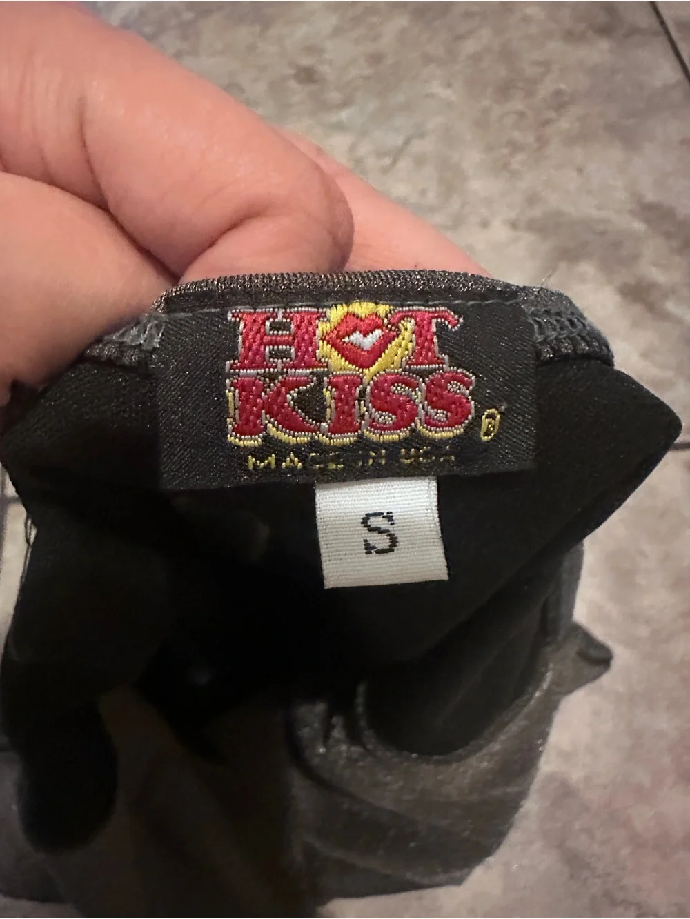 Vintage Hot Kiss Metallic Gray Halter Top